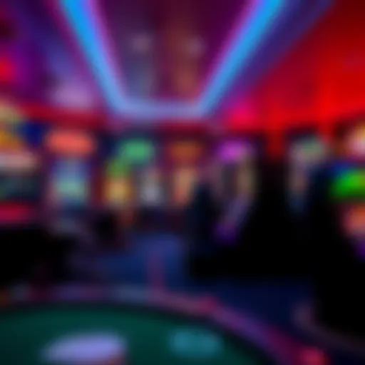 Diverse Games in Virtual Casinos Virtual casino environment showcasing various games