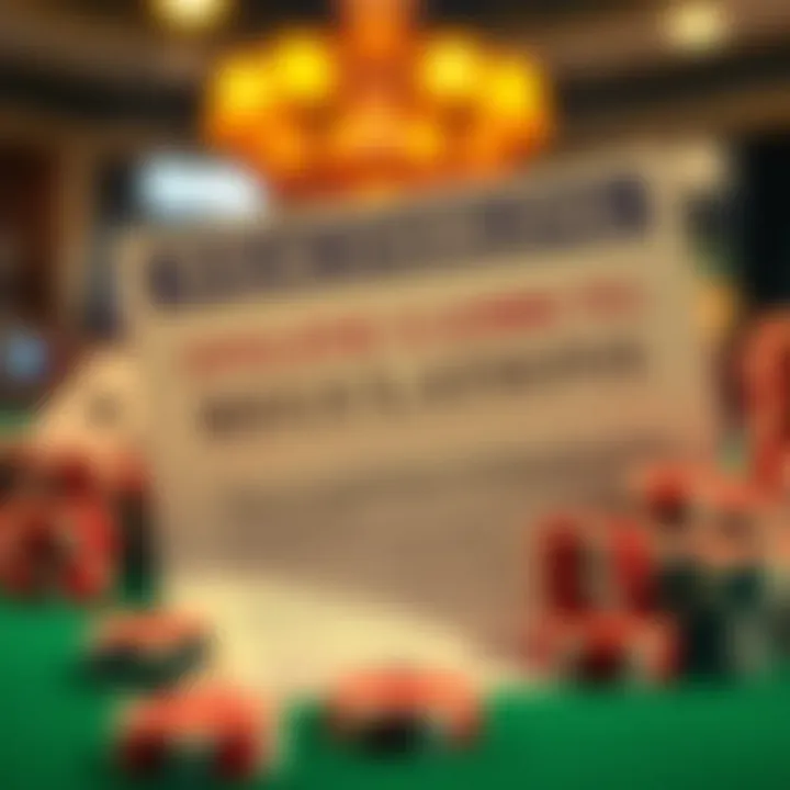 Online Gambling Regulations A legal document representing online gambling regulations and compliance