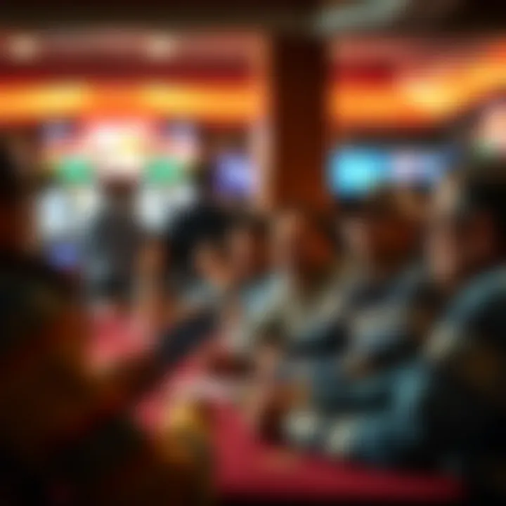 Community members engaging in discussions about casino impacts