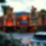 Exterior view of a Utah Indian casino showcasing indigenous architecture