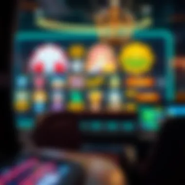 Digital Interface of Casino Games A digital interface displaying various online casino games
