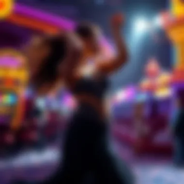 Dancer performing at Flamingo Casino