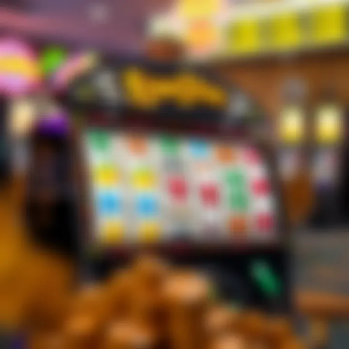 An artistic representation of strategies for optimal play, including symbols and tips for maximizing winnings.