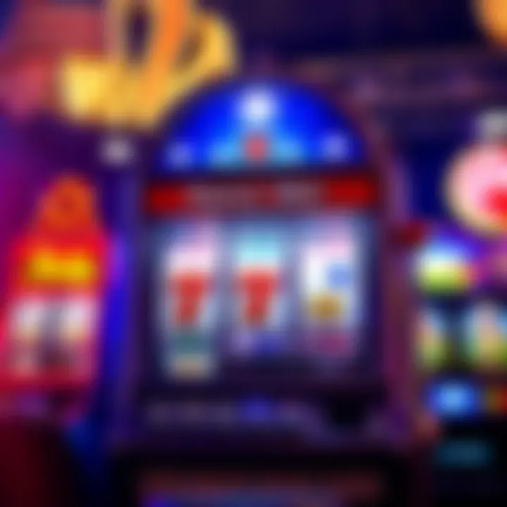 Fourth of July slot machine featuring patriotic symbols