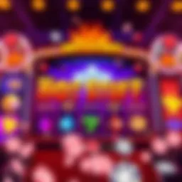 Visual depiction of the Hot Stuff slot game interface showcasing its vibrant graphics and symbols