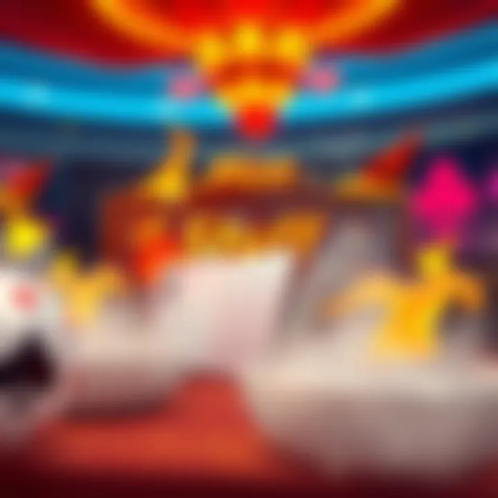 Illustration representing the thematic elements of the Hot Stuff slot, highlighting its unique motifs and color palette