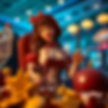 Thematic Elements in Lil Lady Detailed view of the thematic elements in Lil Lady.