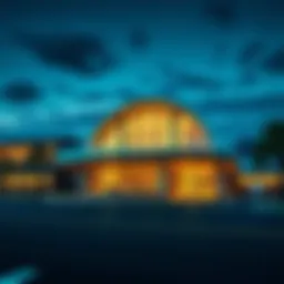 Exterior view of Kings Mountain Casino showcasing modern architecture