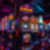 An intricately designed Konami slot machine showcasing cutting-edge technology and vibrant graphics