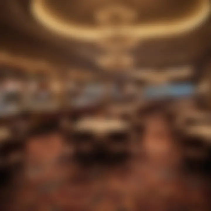 Luxurious dining area within the casino offering a range of culinary delights