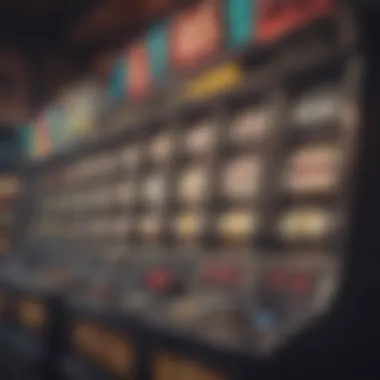 Slot machines with age signage