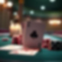 Visual representation of blackjack strategies and tactics