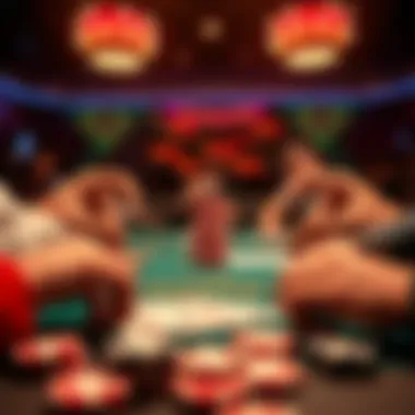 Diverse poker variants showcased in a colorful layout