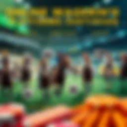 A detailed infographic showcasing online horse wagering platforms