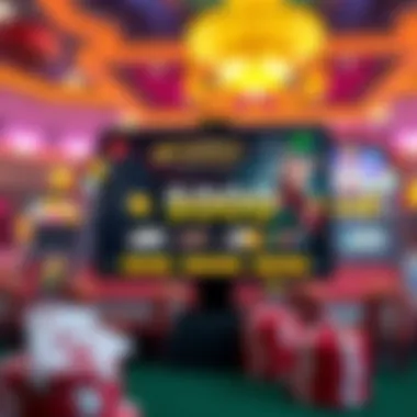 Online Casino No Deposit Bonus Overview Illustration of online casino interface showcasing no deposit bonus