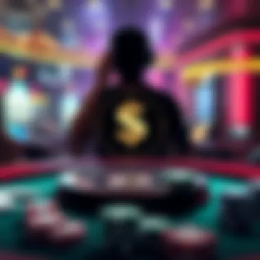 Graphic representation of different payment methods used in online casinos