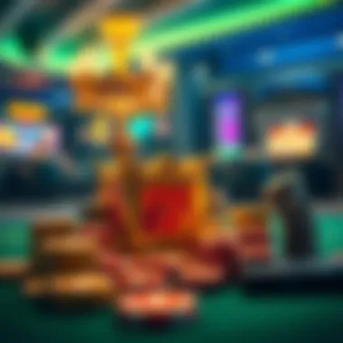 Illustration of attractive bonuses and promotions for players