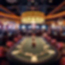 Overview of the Poker Tournament Area at Parx Casino