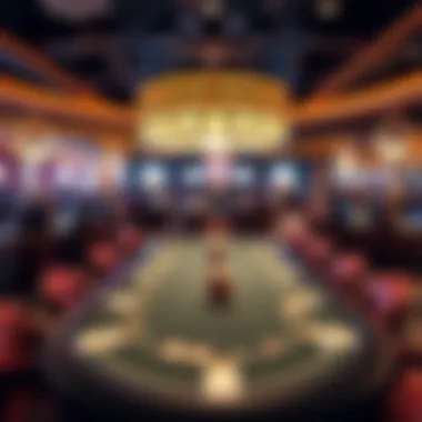 Spectacular Poker Tournament Setting at Parx Casino Overview of the Poker Tournament Area at Parx Casino