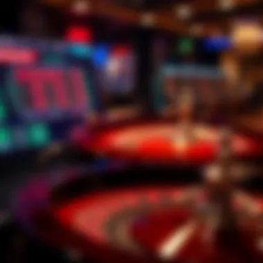 Online casino interface showcasing roulette