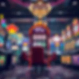 Visual representation of diverse slot machine themes