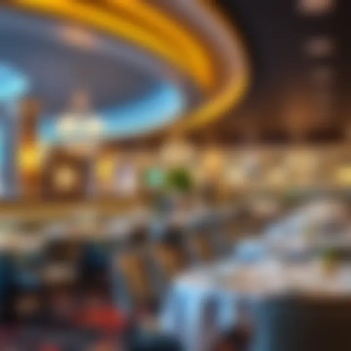 Refined Dining Experience A modern dining area within South Point Casino highlighting recent renovations