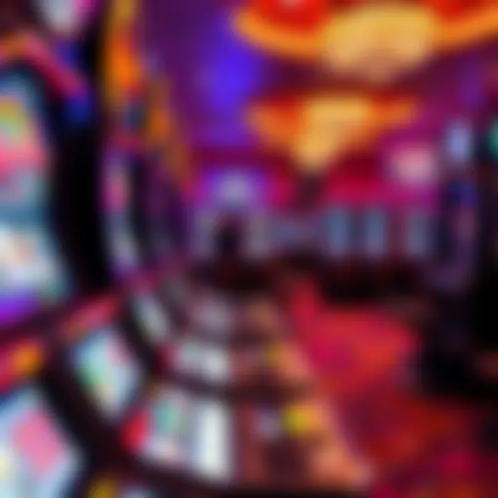 Innovative Gaming Experience The vibrant gaming floor at South Point Casino showcasing new slot machines