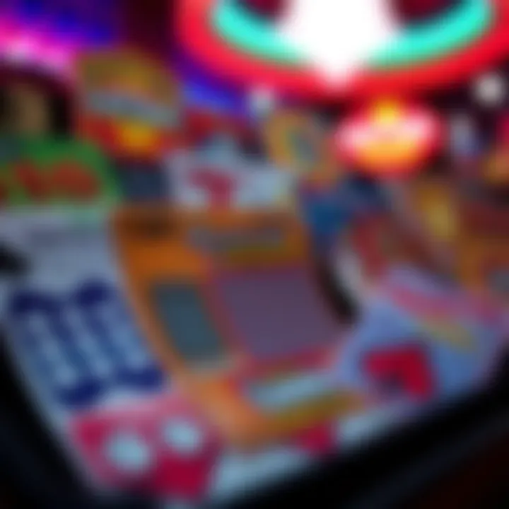 Graphic showing various scratch-off ticket designs