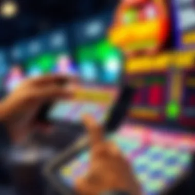 User scanning a scratch-off ticket with a mobile app