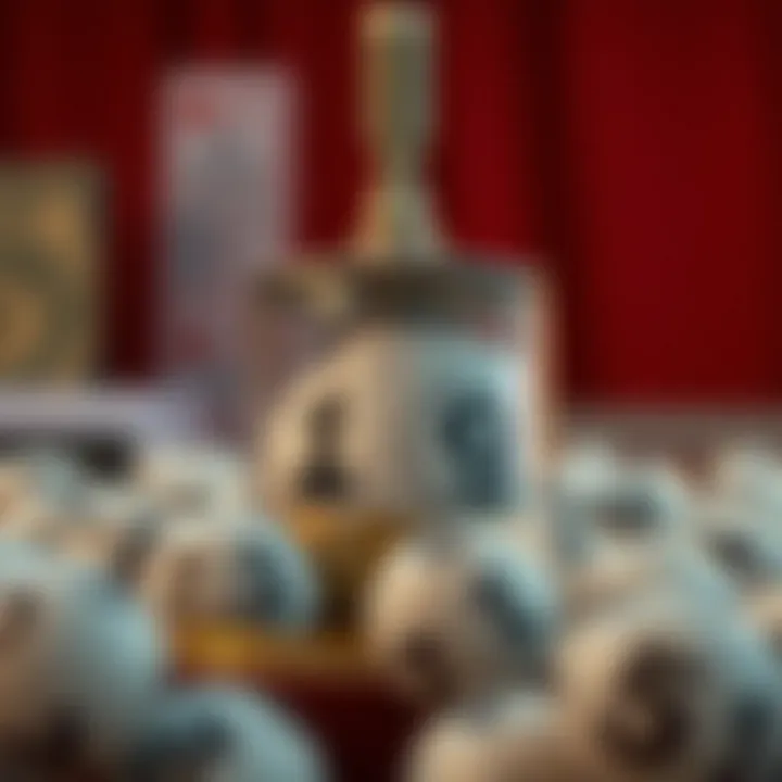 Mechanism of lotto drawing