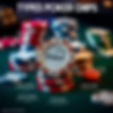 Types of Poker Chips and Their Uses An infographic illustrating the different types of poker chips and their uses in gameplay