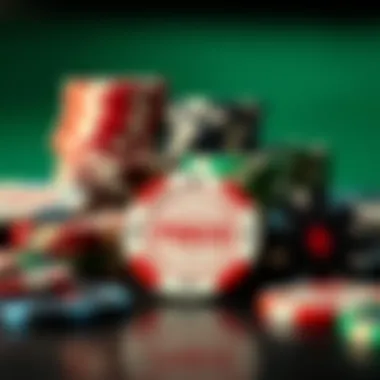 Diverse Poker Chips Collection A variety of high-quality poker chips showcasing different materials and designs