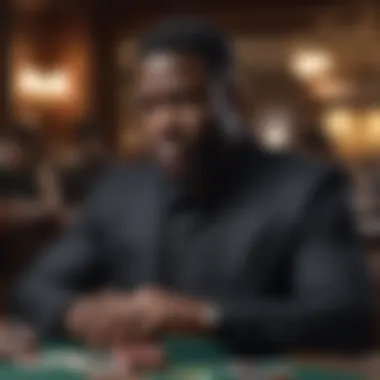 Kevin Hart sharing insights about poker strategies