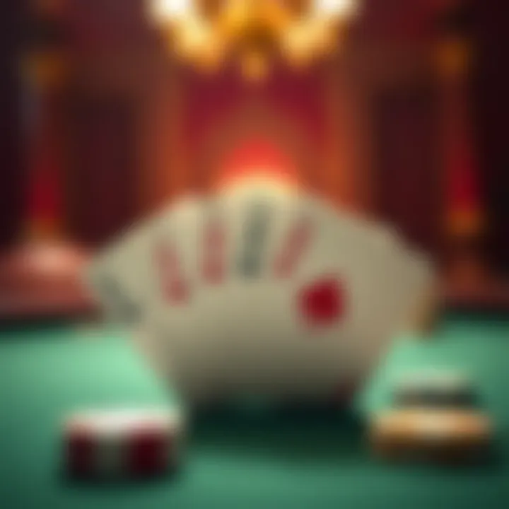 Psychological tactics in poker involving aces