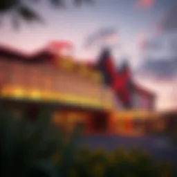 Exterior view of Twin Arrows Casino showcasing its modern architectural design