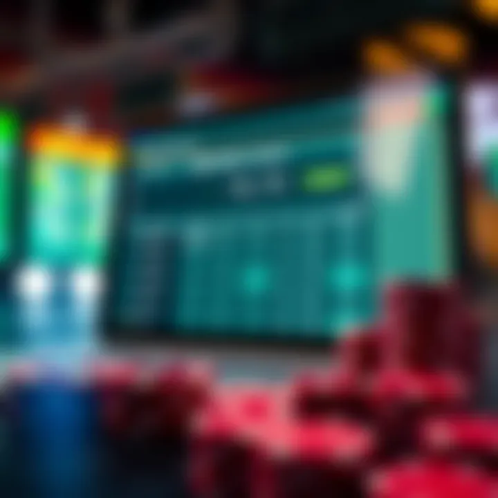 Visual representation of a betting tax calculator interface