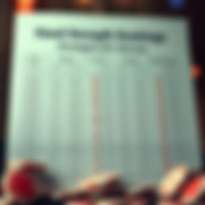 Hand Strength Rankings in Poker Chart showcasing hand strength rankings