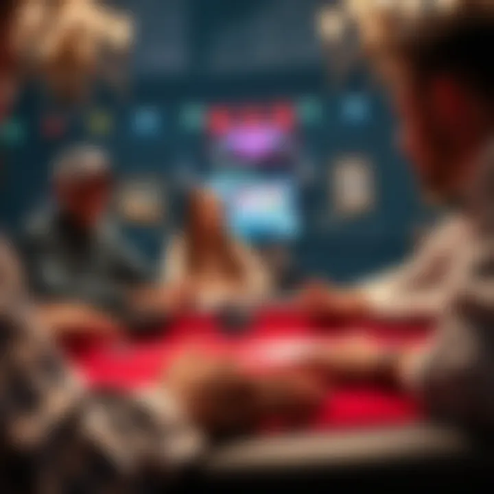 Winning Scenarios in Poker Illustration of winning poker scenarios