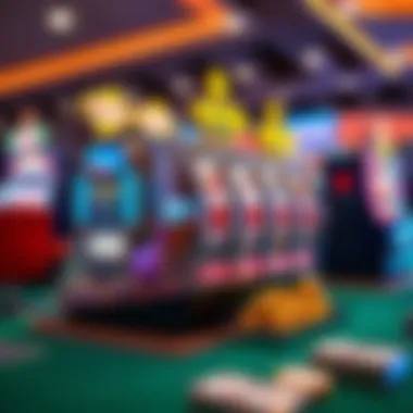 Technological advancements in slot game design depicted visually