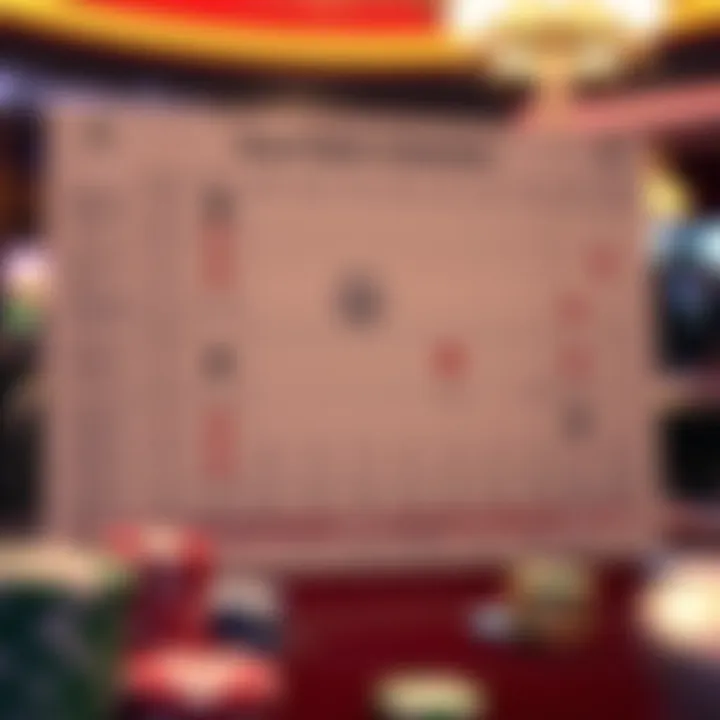 Detailed Strategy Chart for Optimal Gameplay Detailed strategy chart for optimal gameplay