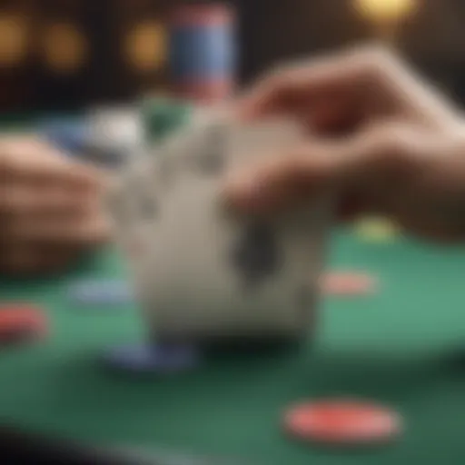 Visual representation of poker hand rankings