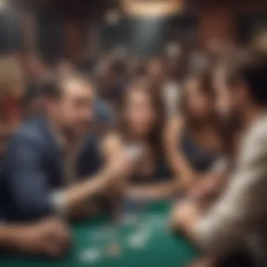 The Spectacle of Poker: Audience Engagement A vibrant audience enjoying the thrill of a live poker tournament
