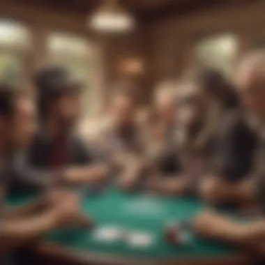 The Evolution of Poker: A Historical Perspective A historical image depicting the evolution of poker tournaments over the years